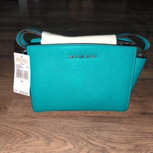 BNWT Michael Kors "Aqua" Crossbody Selma